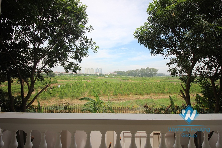 A newly renovated semi-detached villa for rent in Ciputra